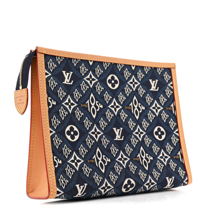 Louis Vuitton Jacquard Since 1854 Toiletry Pouch 26 Blue 3 of 7
