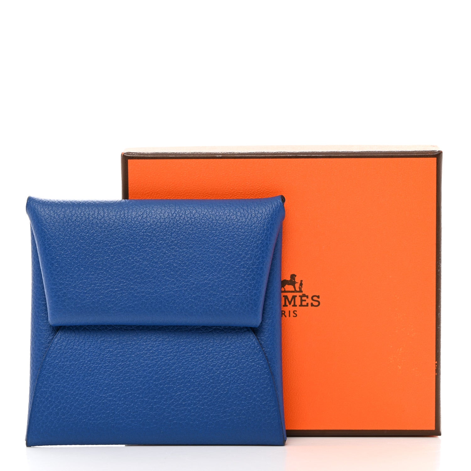 Hermes Evercolor Bastia Coin Purse Bleu France 2 of 7