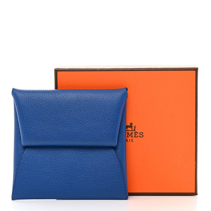 Hermes Evercolor Bastia Coin Purse Bleu France 2 of 7