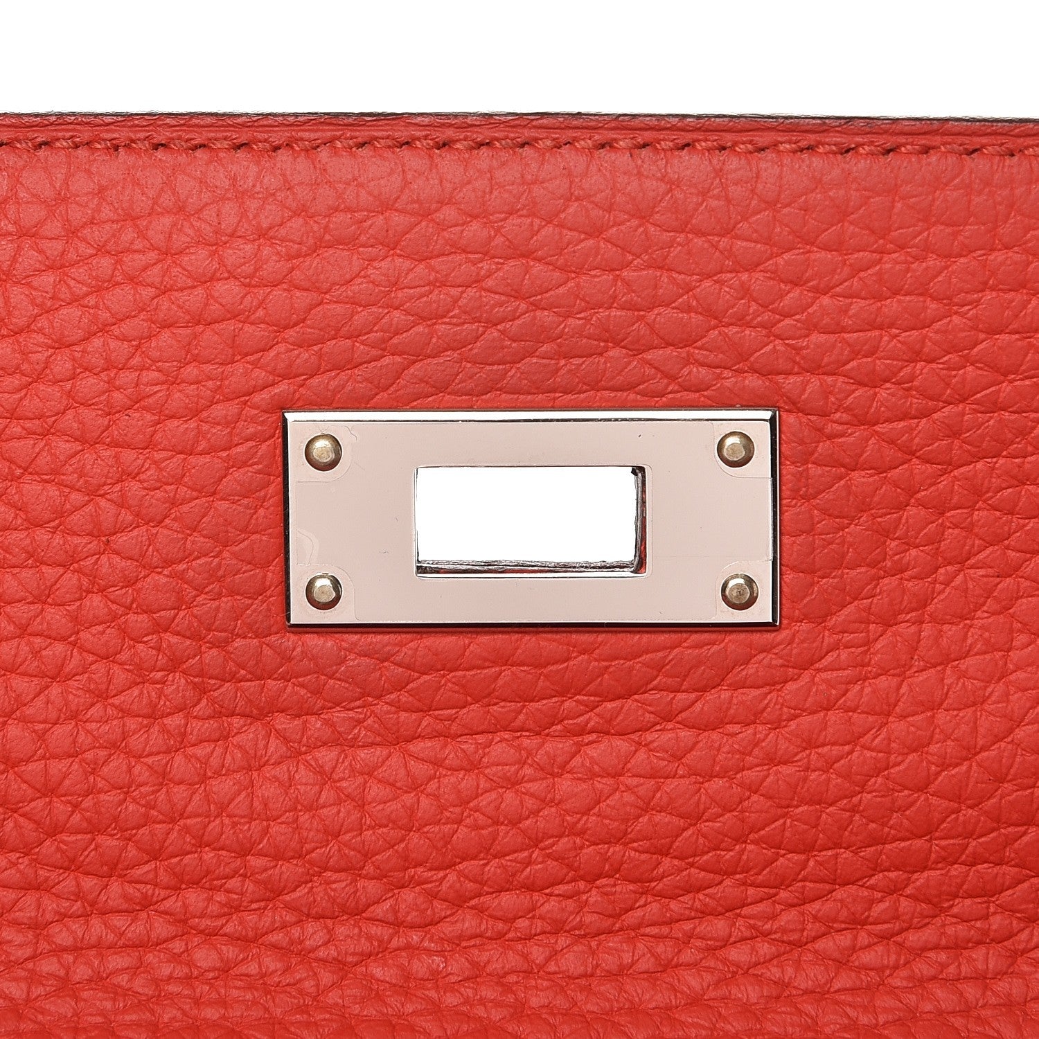 Hermes Taurillon Clemence Kelly Retourne 28 Rouge Tomate 31 of 37