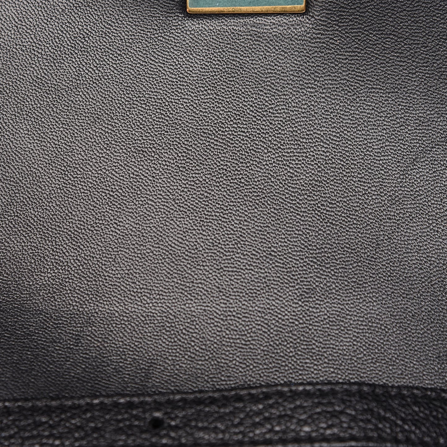 Goatskin Medium Classic Box Flap Bag Black