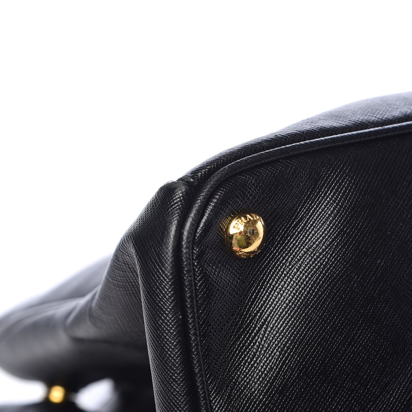 Saffiano Lux Large Tote Black