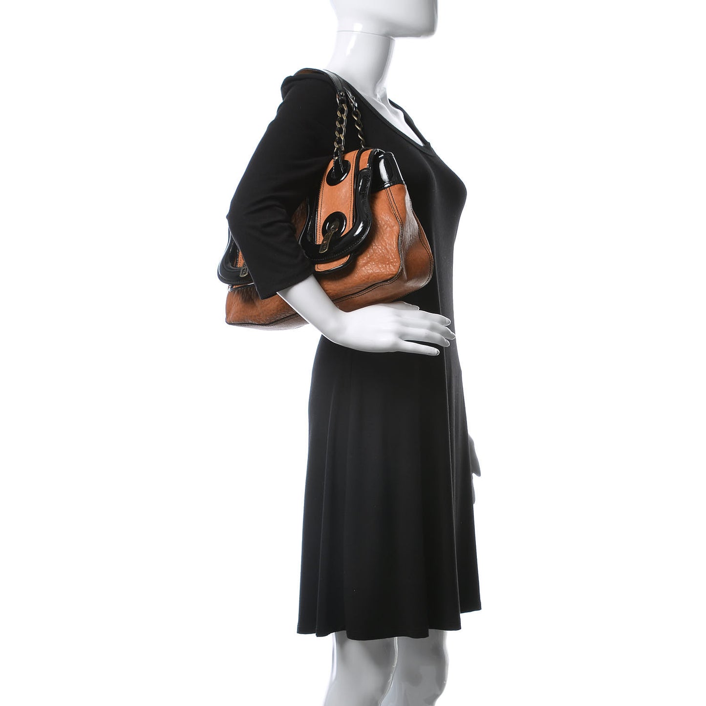Nappa Patent B Bag Osso Black