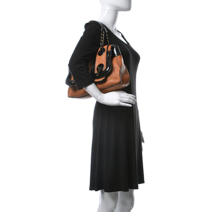 Fendi Nappa Patent B Bag Osso Black 2 of 16