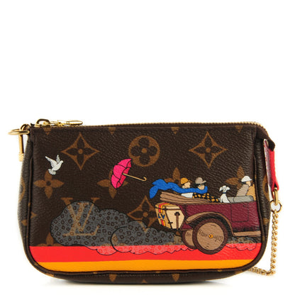 Louis Vuitton Monogram 2015 Christmas Animation Mini Pochette Accessories 1 of 7