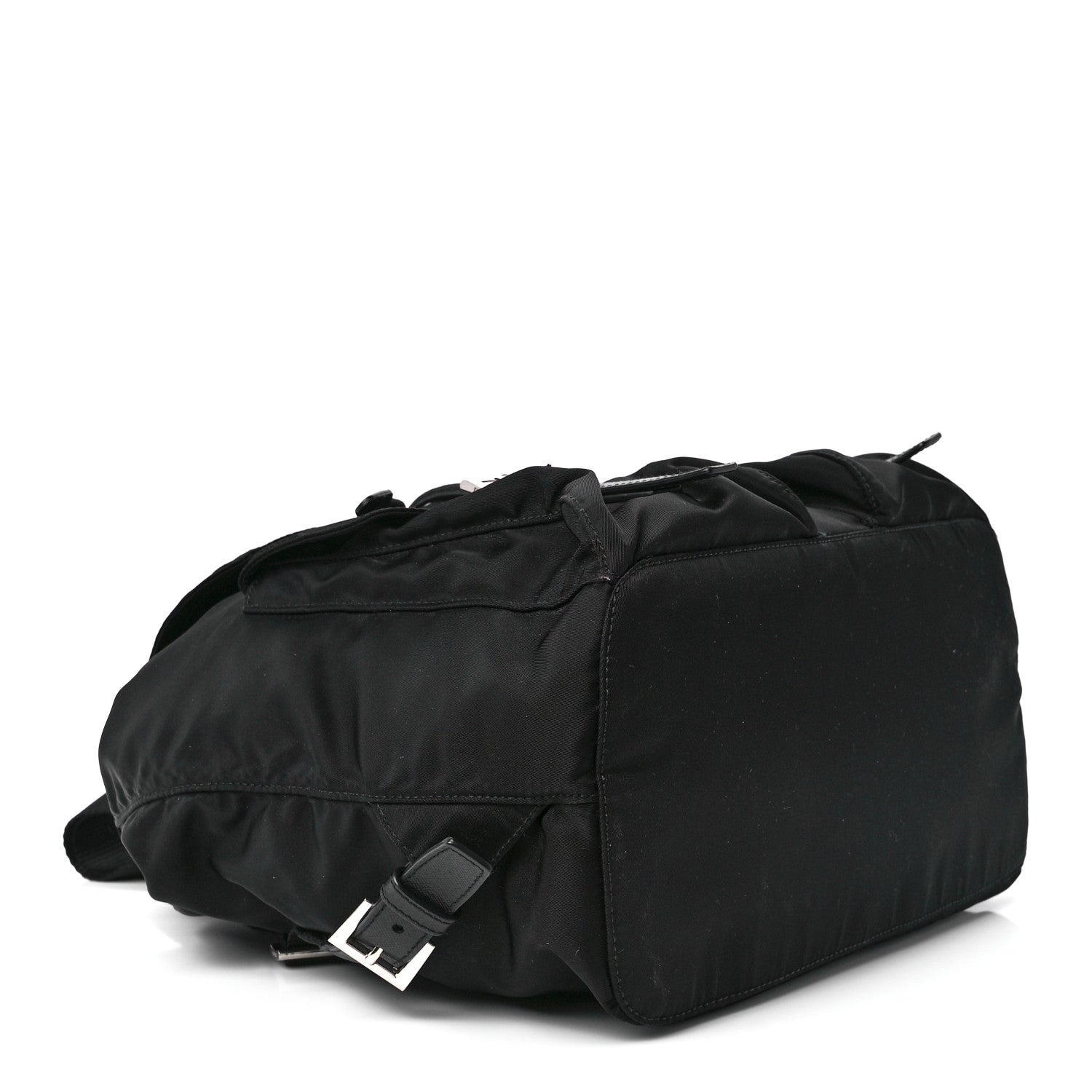 Prada Tessuto Nylon Saffiano Medium Backpack Black 4 of 11