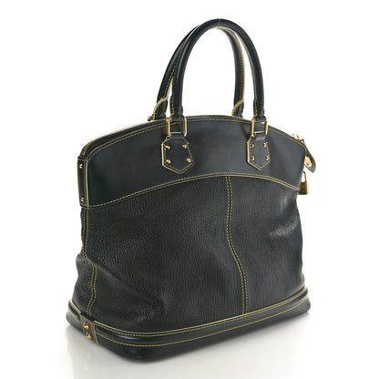 Louis Vuitton Suhali Lockit MM Black 3 of 9