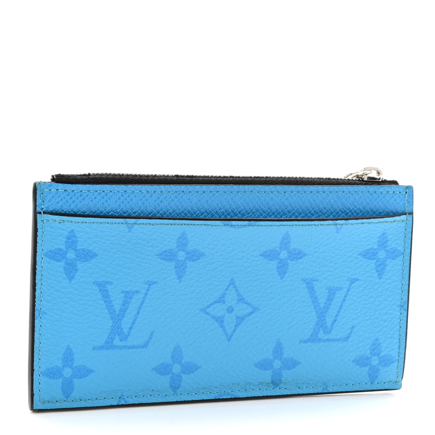 Louis Vuitton Taigarama Coin Card Holder Blue Lagoon 3 of 7