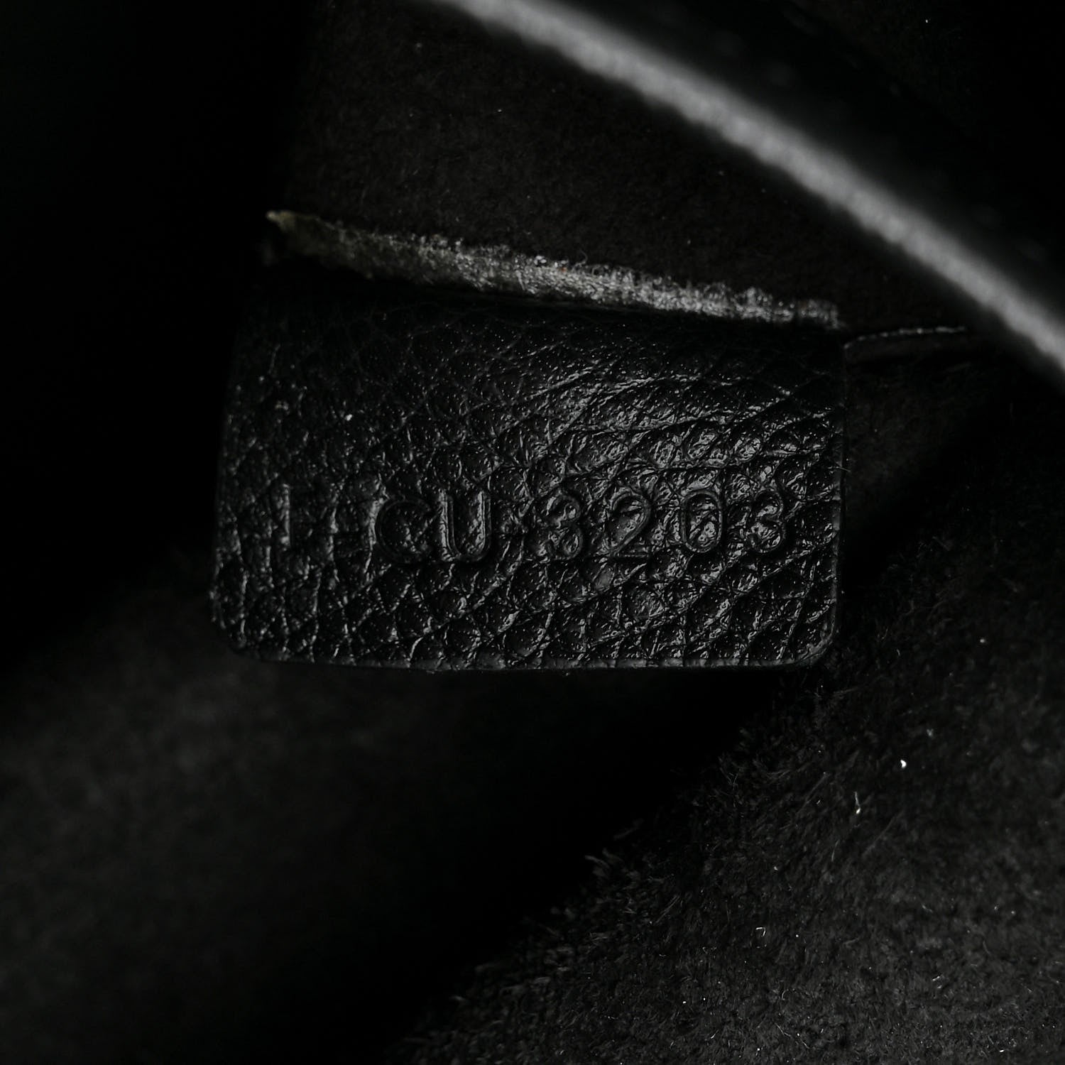 Celine Smooth Calfskin Cuir Triomphe Cabas Drawstring Black 7 of 10
