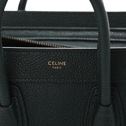 Celine Drummed Calfskin Nano Luggage Amazone 5 of 15