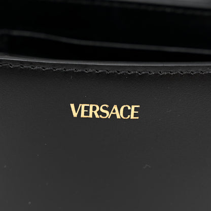 Versace Calfskin Small Greca Goddess Shoulder Bag Black 6 of 9