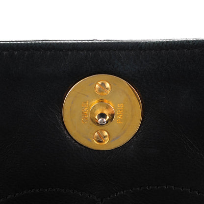Chanel Lambskin Quilted Small Evening Flap Black 6 of 8
