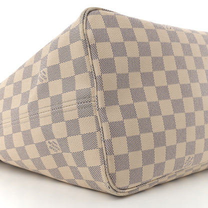 Louis Vuitton Damier Azur Neo Neverfull GM Rose Ballerine 9 of 15