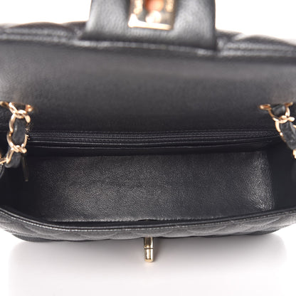 Chanel Caviar Quilted Mini Rectangular Flap Dark Grey 5 of 8