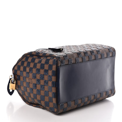 Louis Vuitton Damier Paillettes Speedy 30 Blue 4 of 10