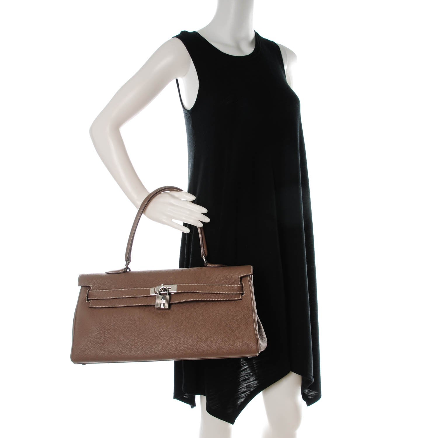 Hermes Togo Shoulder Kelly 40 Etoupe 2 of 21