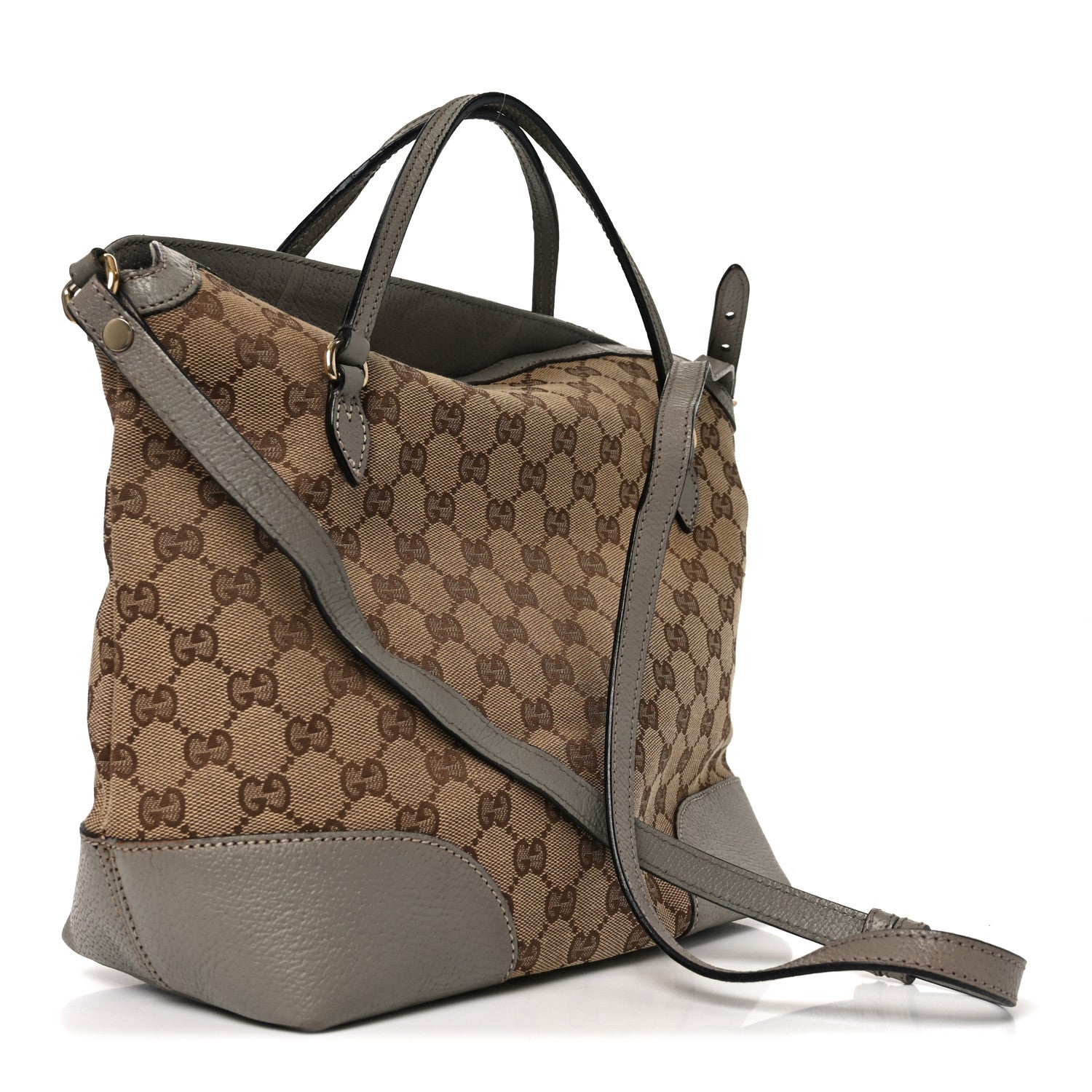 Gucci Monogram Medium Bree Foldover Tote Beige 3 of 10