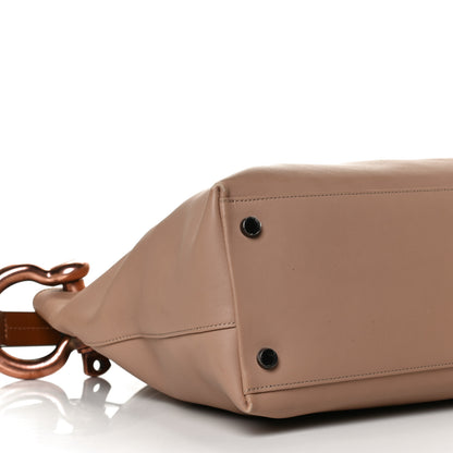 Tom Ford Calfskin Fisherman Hook Drawstring Hobo Bag Blush Nude 7 of 14