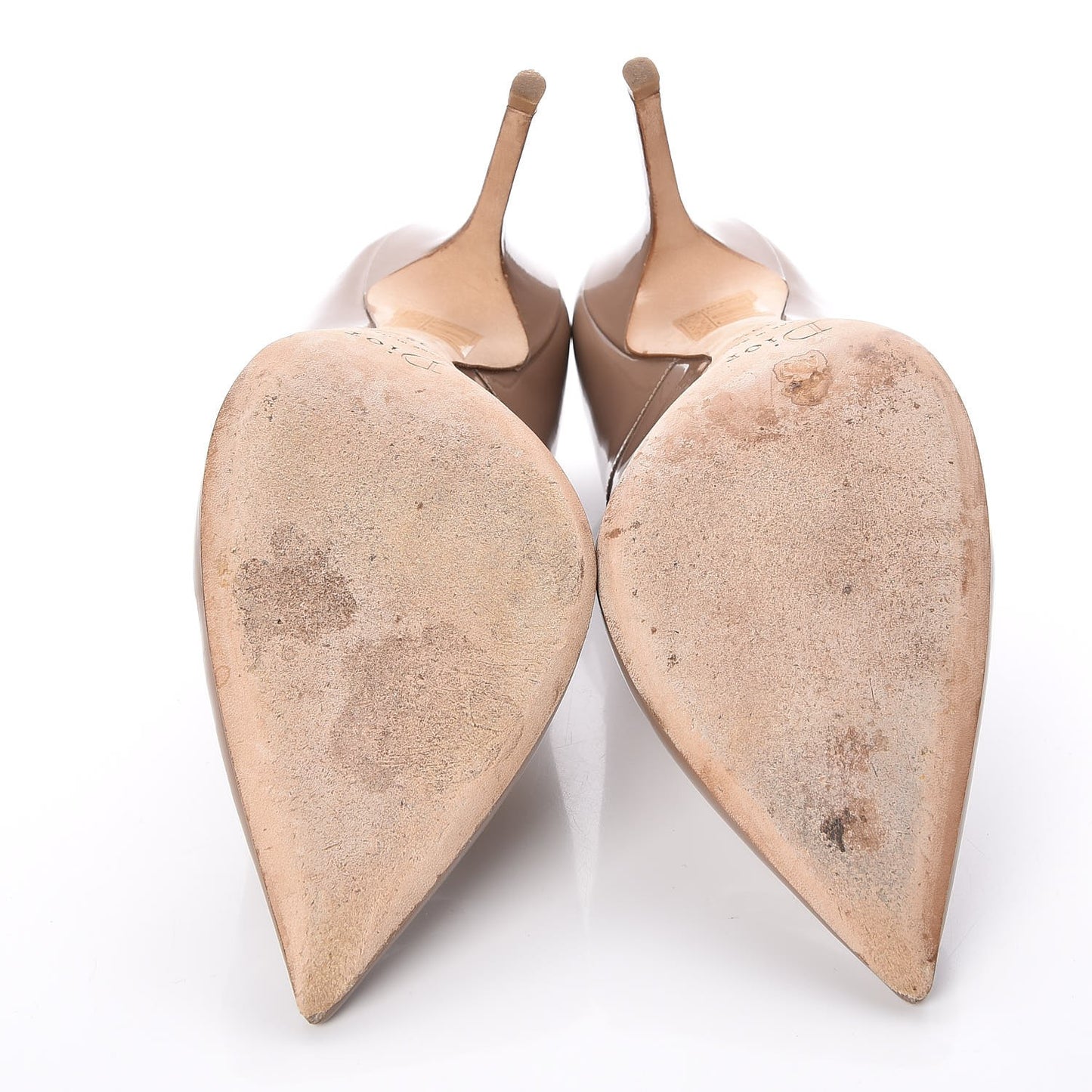 Patent Pointed Toe Pumps 39.5 Beige