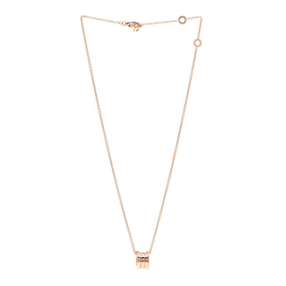 Bulgari 18K Rose Gold B.Zero1 Pendant Necklace 3 of 5