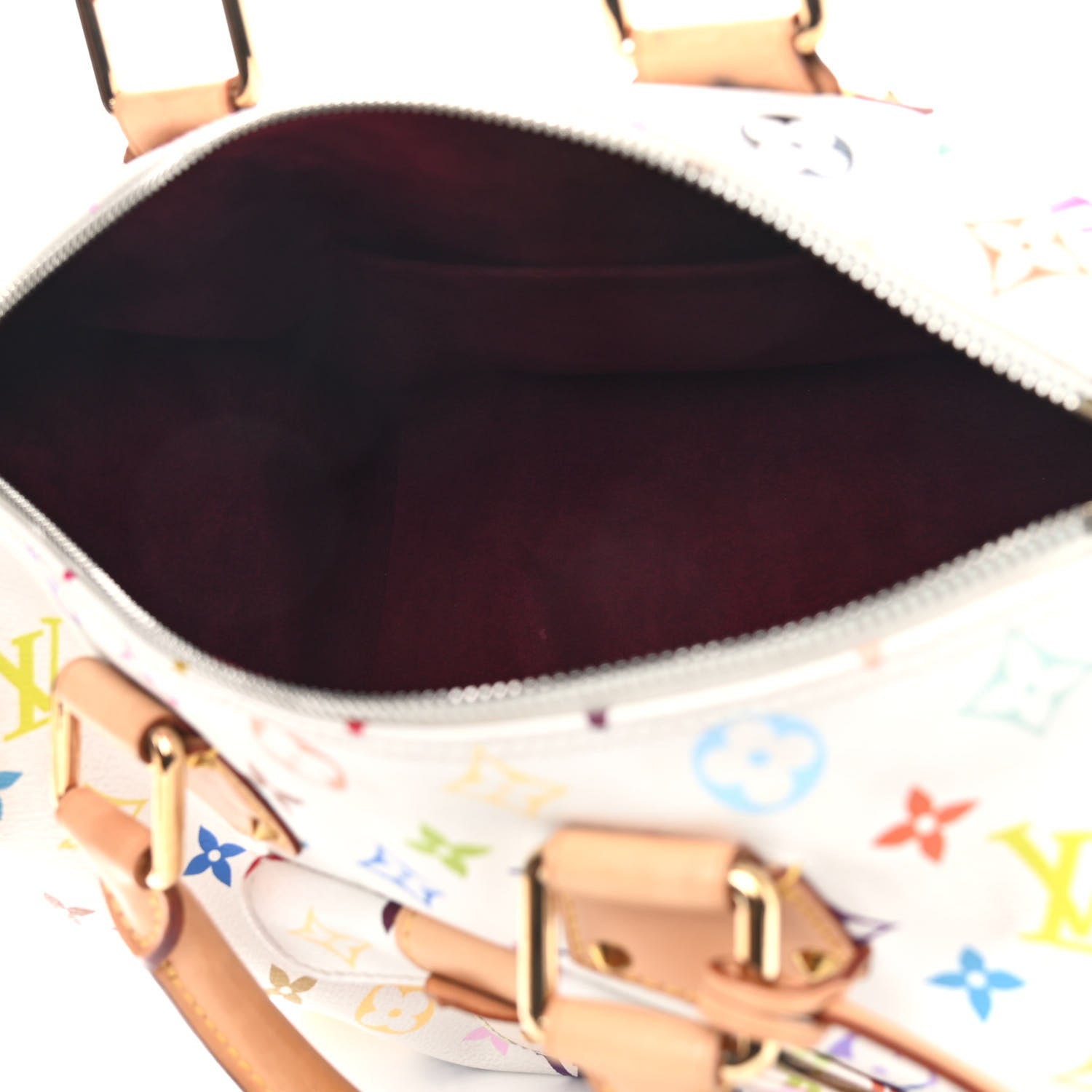 Louis Vuitton Monogram Multicolor Speedy 30 White 4 of 15