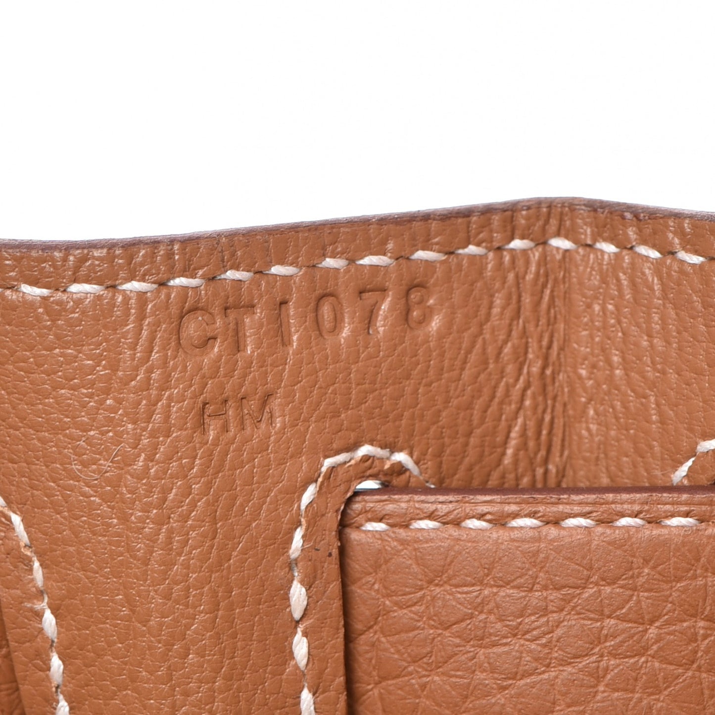 Taurillon Clemence Retourne Horseshoe Kelly 28 Gold
