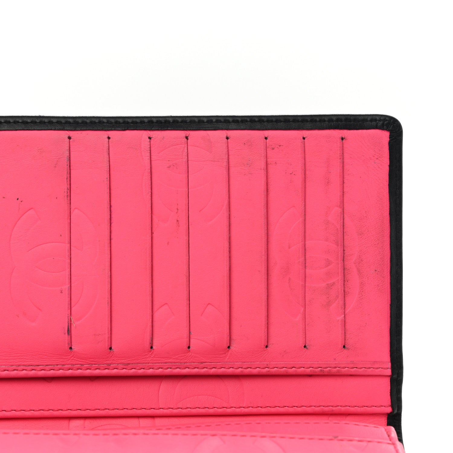 Chanel Calfskin Quilted Cambon Yen Wallet Black 20 of 25