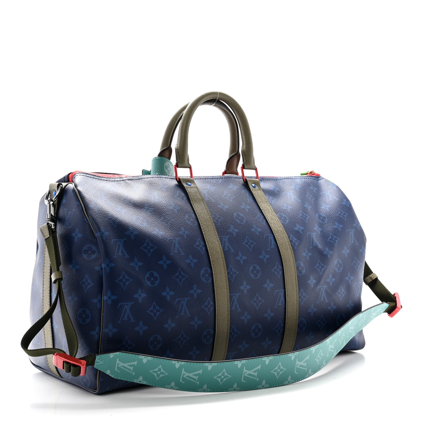 Monogram Outdoor Keepall Bandouliere 45 Pacific Blue