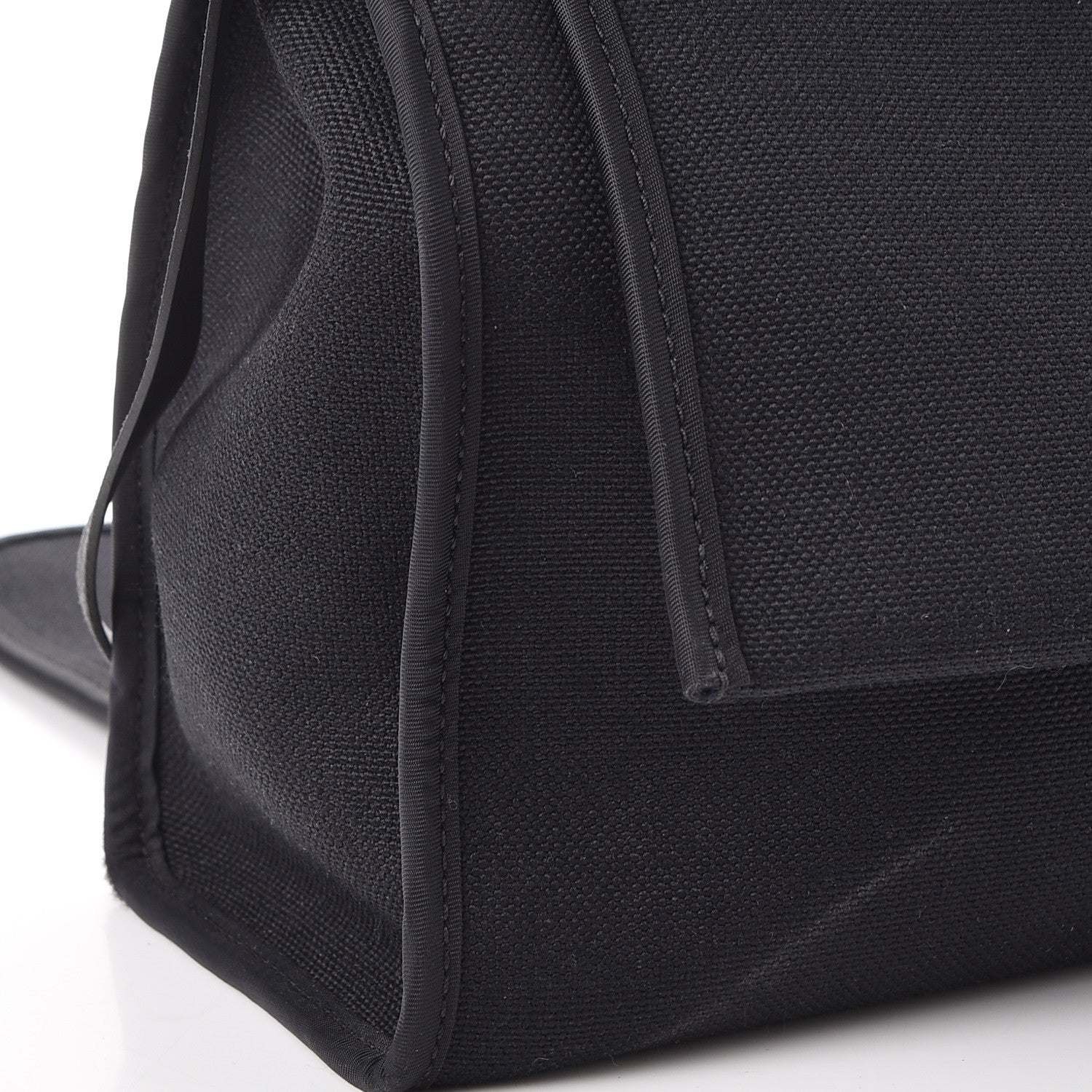 Hermes Military Toile Vache Hunter Herbag Zip PM 31 Black 10 of 12