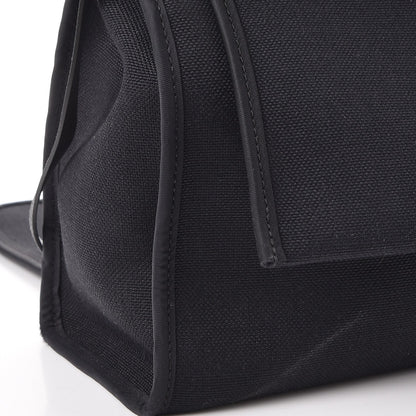 Hermes Military Toile Vache Hunter Herbag Zip PM 31 Black 10 of 12