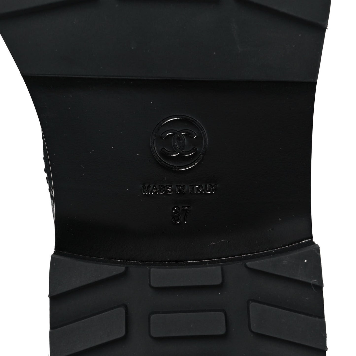 Shiny Calfskin Velvet Pearl Combat Short Boots 37 Black