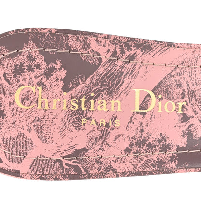 Christian Dior Canvas Toile De Jouy Embroidered Dway 35mm Slide Sandals 38.5 Quartz Grey 7 of 10