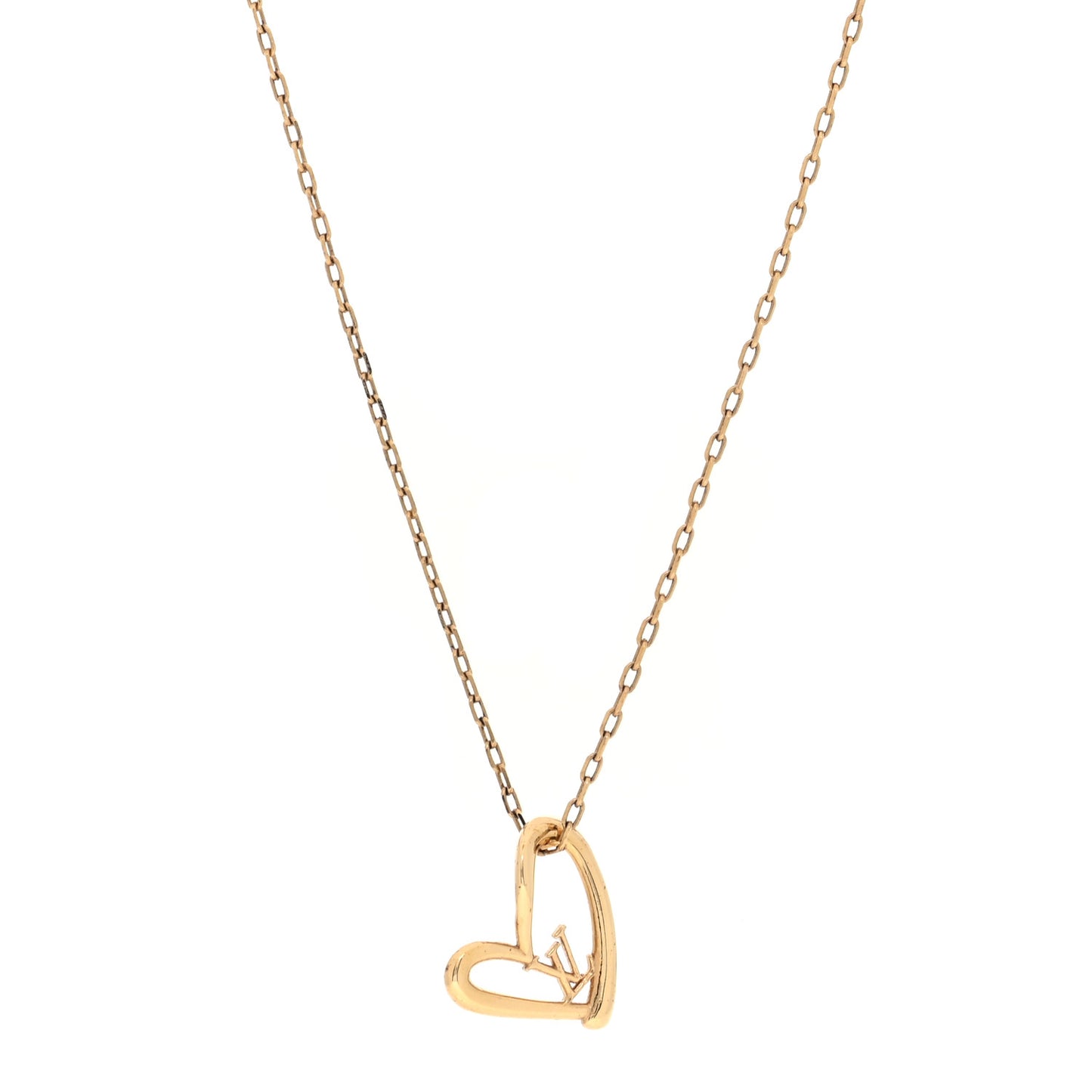 Metal Fall In Love Necklace