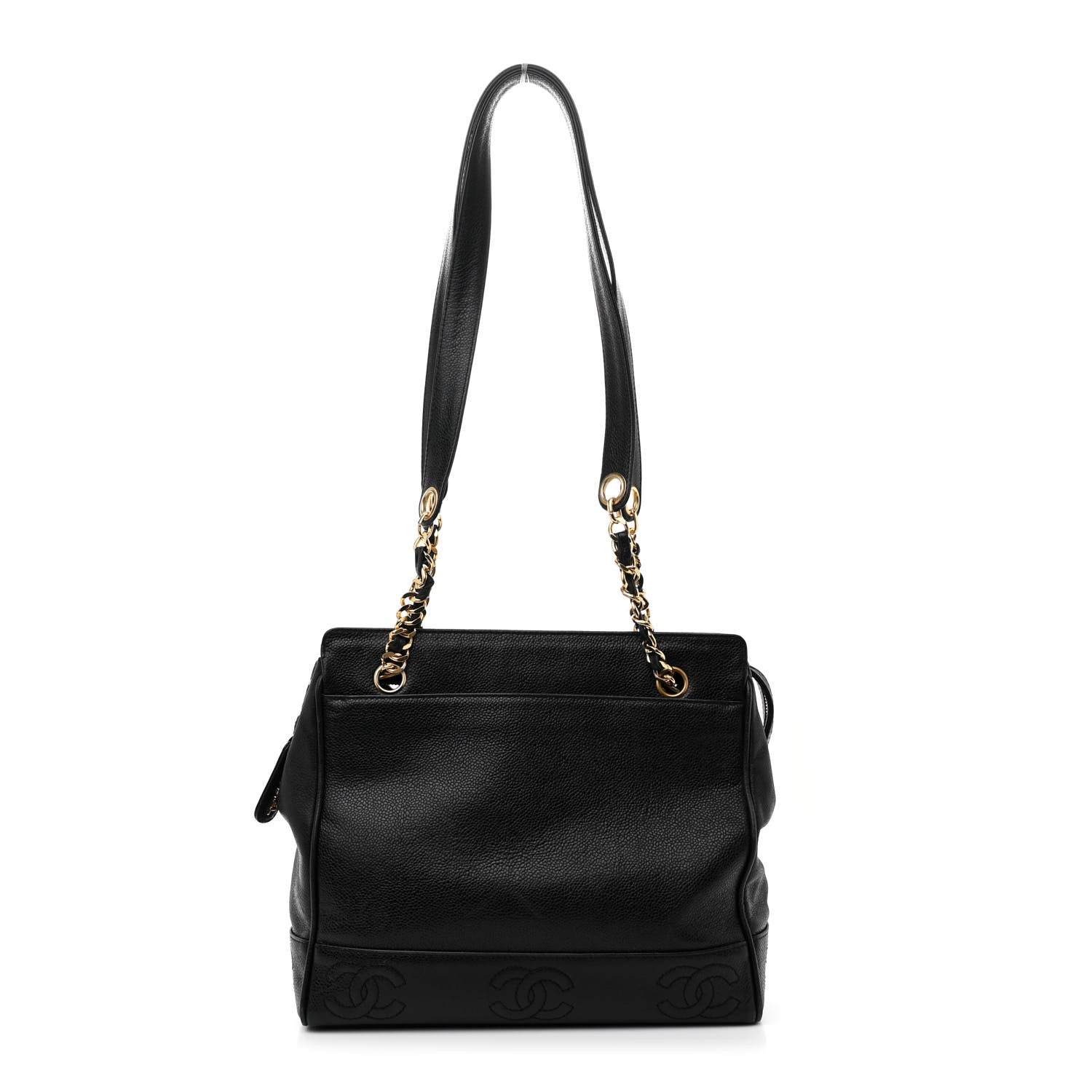 Chanel Caviar CC Shoulder Bag Black 1 of 11