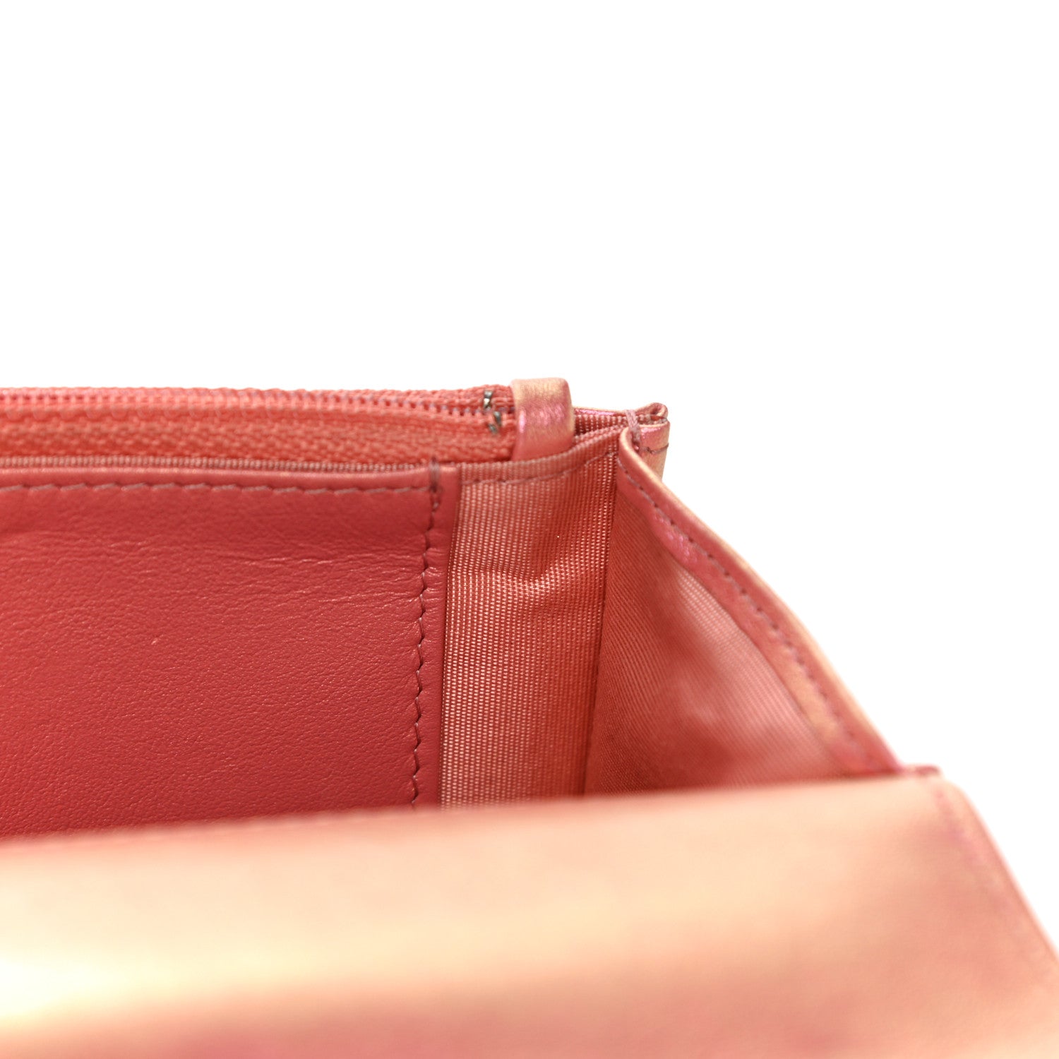 Chanel Iridescent Calfskin Quilted Chanel 19 Wallet On Chain WOC Pink 14 of 19
