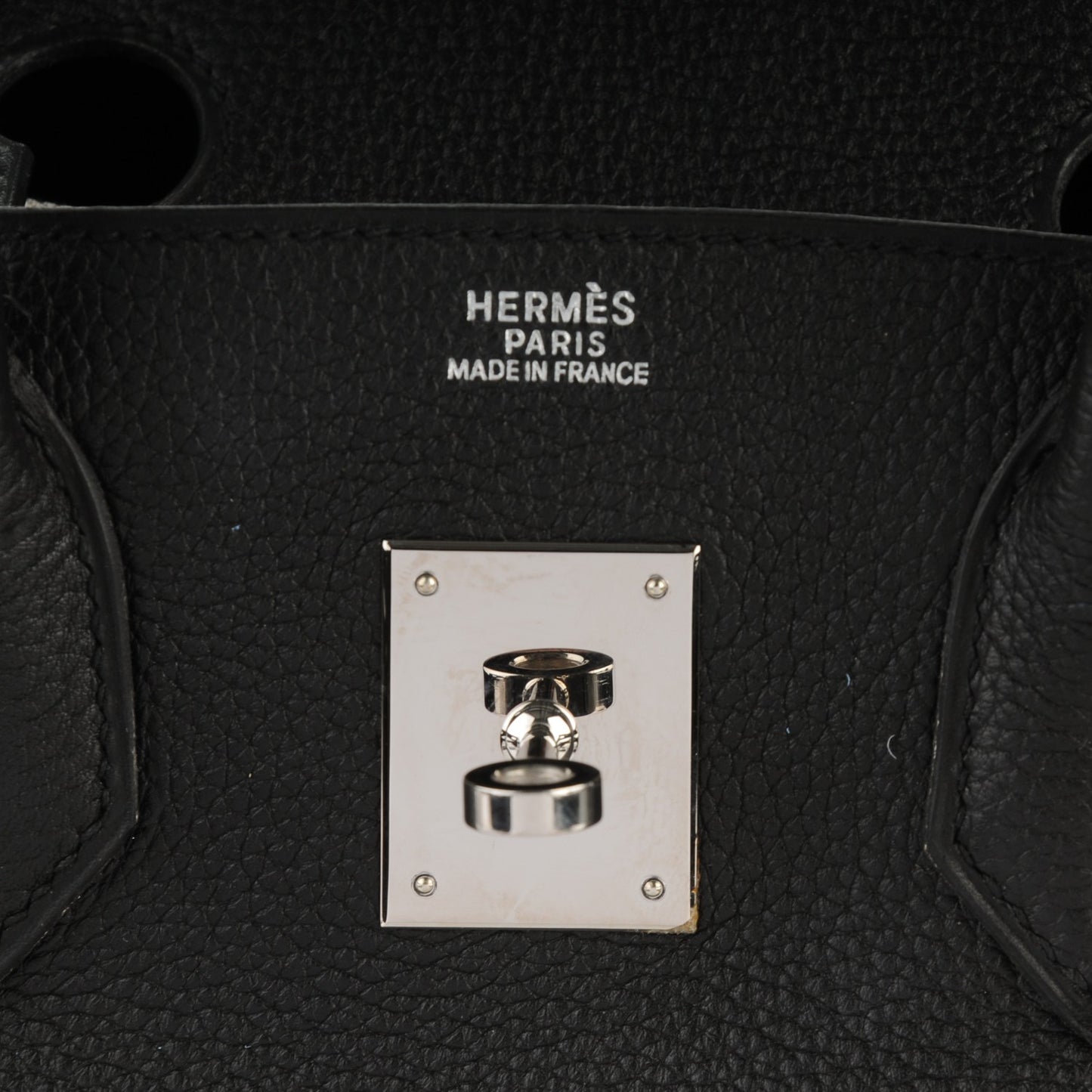 Taurillon Clemence Birkin 30 Black