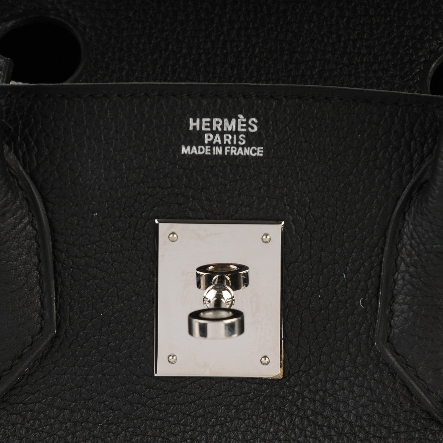 Hermes Taurillon Clemence Birkin 30 Black 12 of 28