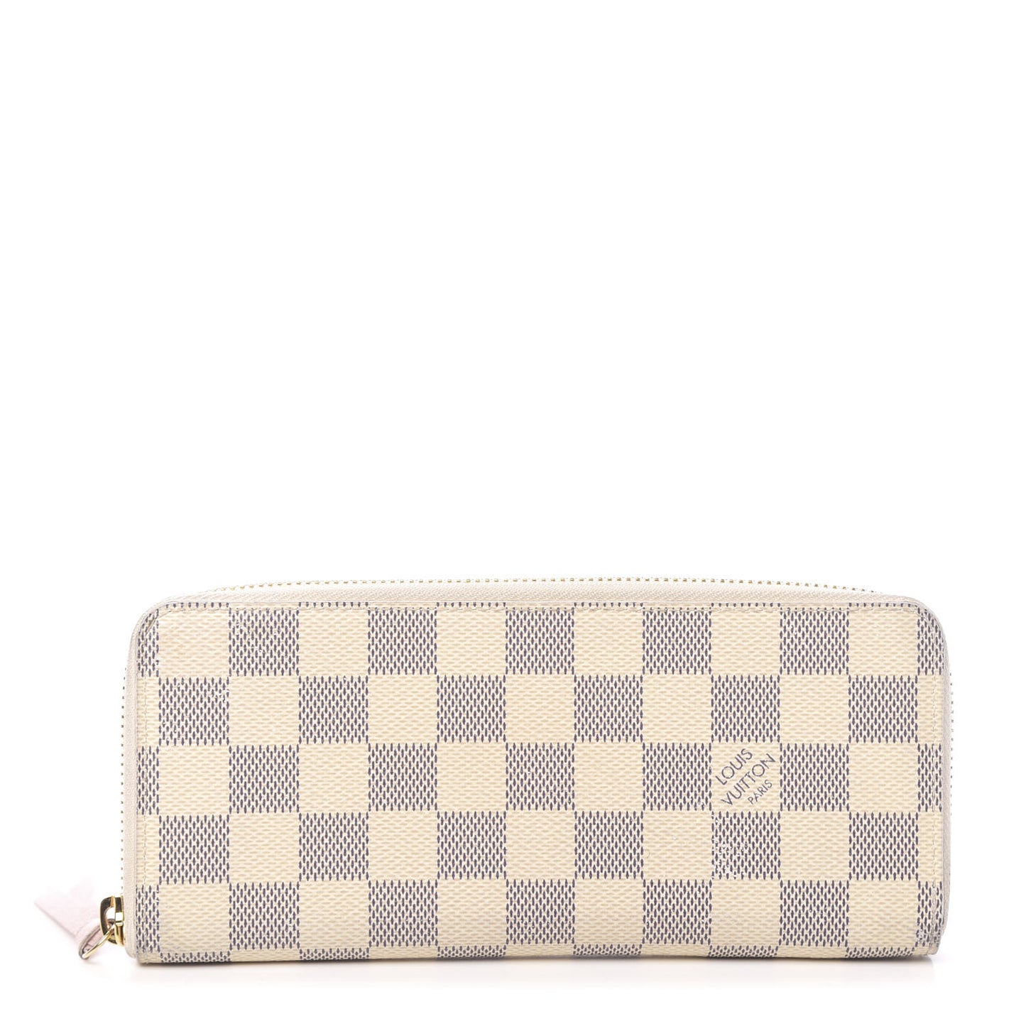 Damier Azur Clemence Wallet Rose Ballerine