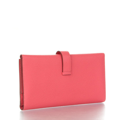 Hermes Epsom Tri-Fold Bearn Wallet Rose Azalee 3 of 13