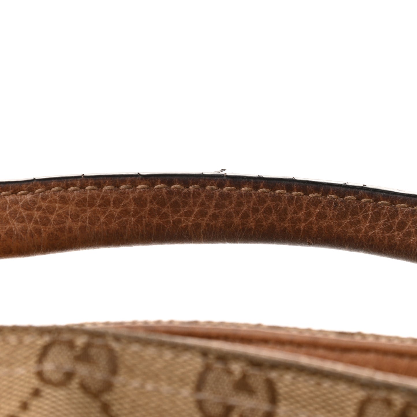 Monogram Old Libeccio Medium Miss GG Top Handle Bag Beige Ebony Light Brown