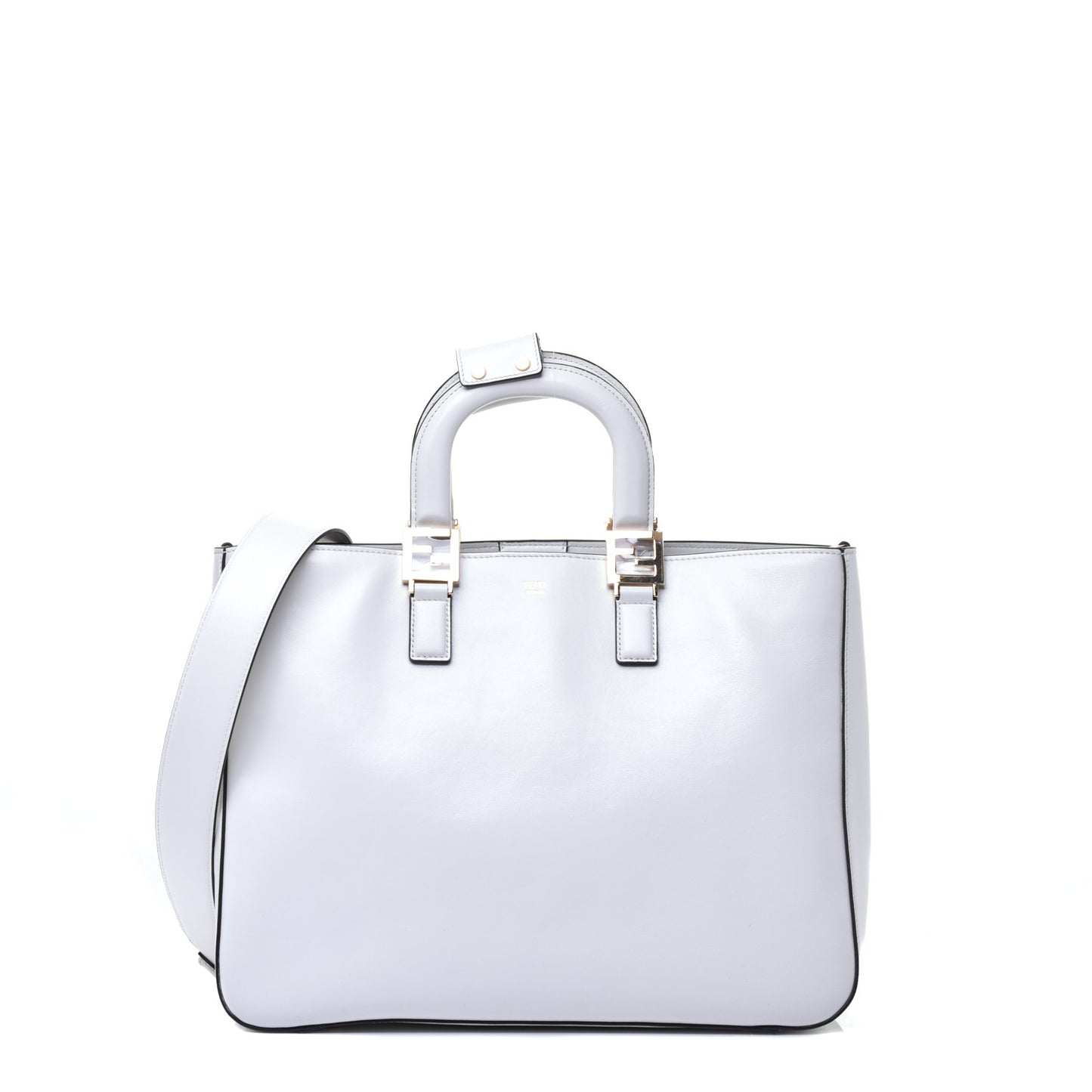Vitello Glacier Medium FF Tote White