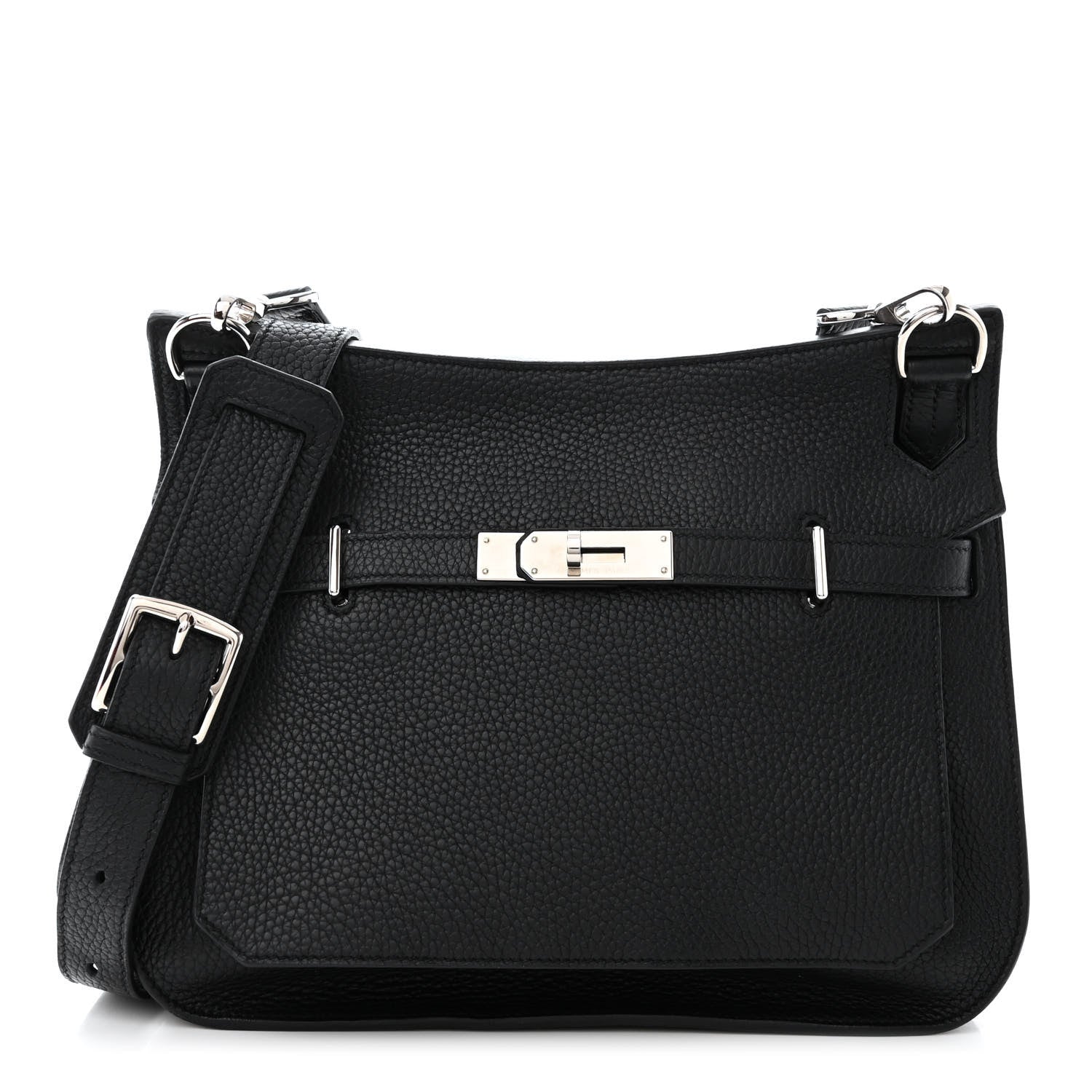Hermes Taurillon Clemence Jypsiere 28 Black 1 of 13
