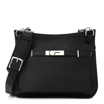 Hermes Taurillon Clemence Jypsiere 28 Black 1 of 13