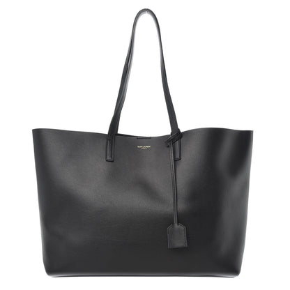 Saint Laurent Calfskin Large Shopping Tote Black 3 of 10