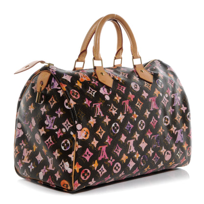 Louis Vuitton Watercolor Aquarelle Speedy 35 Brown 3 of 7