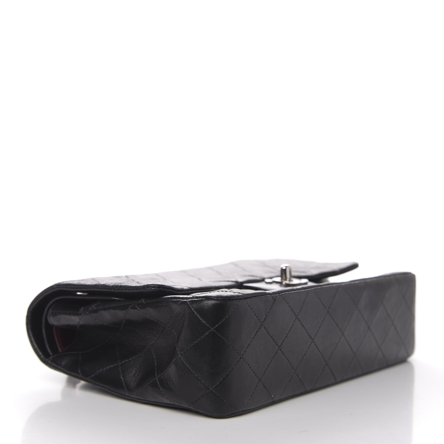 Chanel Lambskin Quilted Medium Double Flap Black 4 of 10