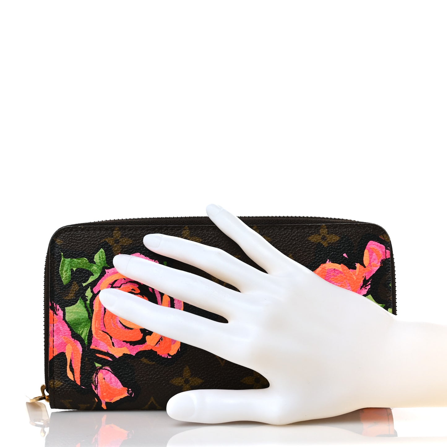 Monogram Roses Zippy Wallet