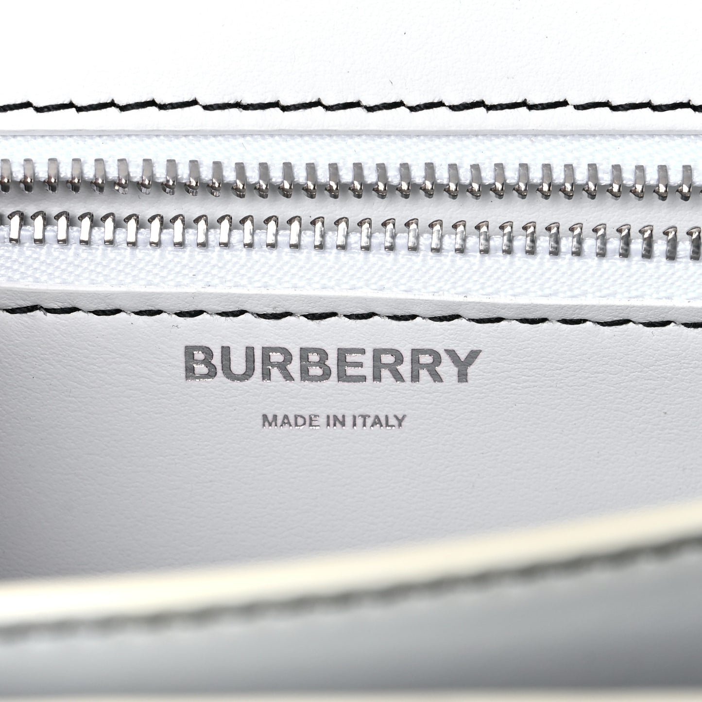 Calfskin Monogram Embossed Small TB Chain Bag Optic White