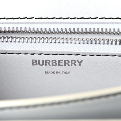 Burberry Calfskin Monogram Embossed Small TB Chain Bag Optic White 6 of 15