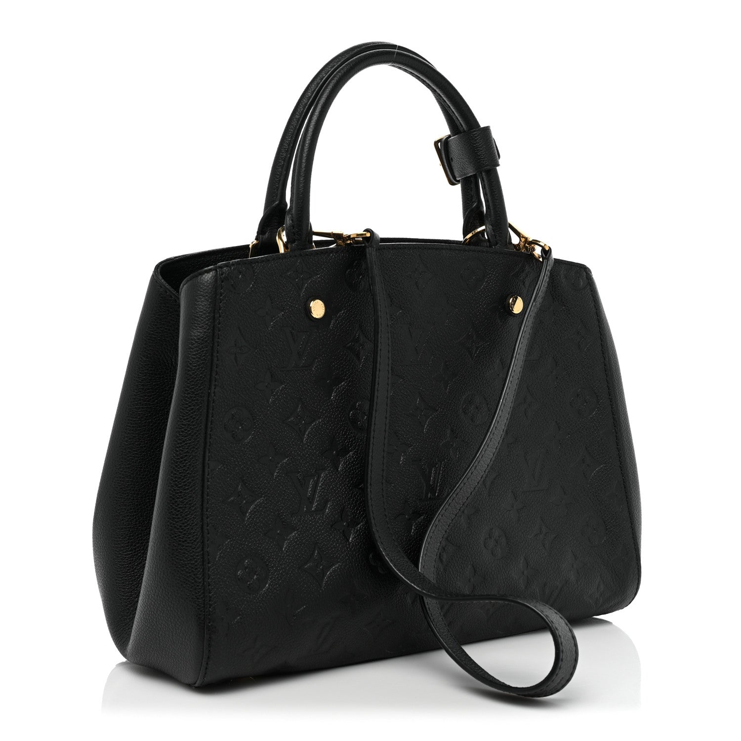 Louis Vuitton Empreinte Montaigne MM Black 3 of 9